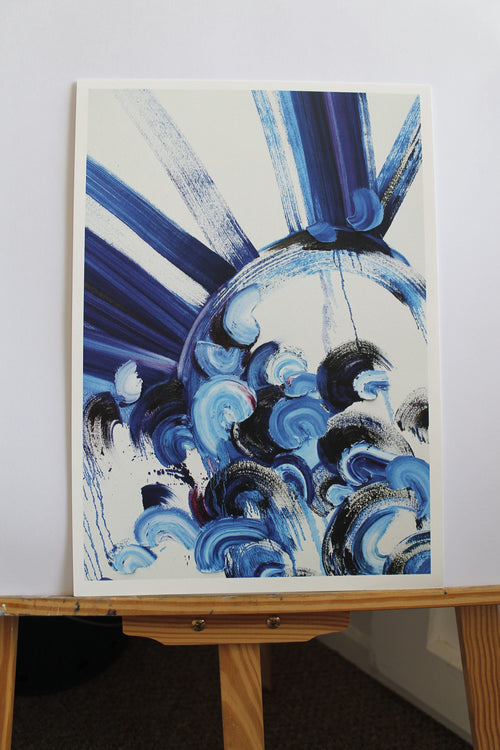 Fine Art Print - "Light blue" (Detail)