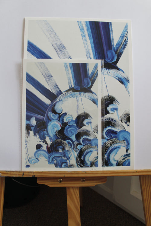 Fine Art Print - "Light blue" (Detail)